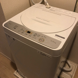 【ネット決済】洗濯機　SHARP ES-GE5C