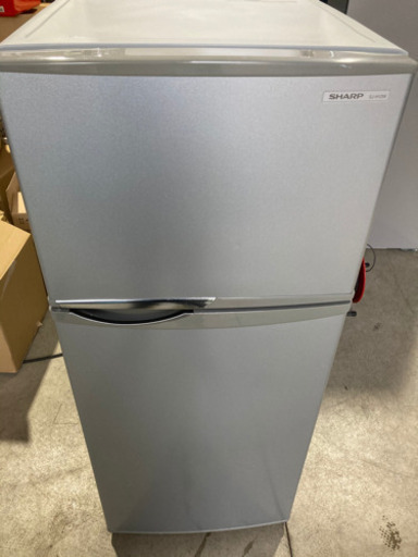 SHARP 118L 2ドア冷凍冷蔵庫 SJ-H12W-S 2014年製