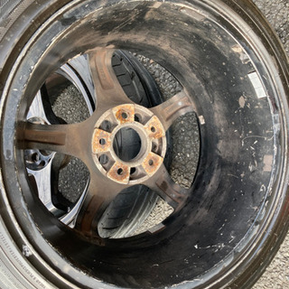 nismo LMGT4風 4本セット 17インチ9j+30 5穴114.3 アルミホイールタイヤ付き