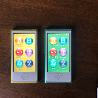 iPod nano 2台　値下げします。
