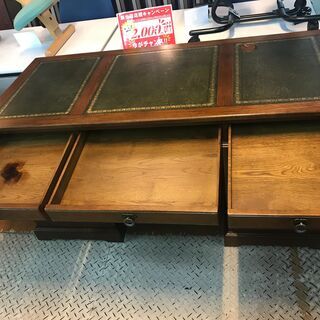 【愛品館八千代店】英国　オールドチャーム　ペデスタルデスク　両袖机【愛八GS】