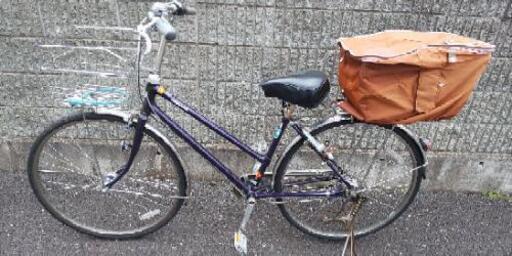 自転車27インチ パープル