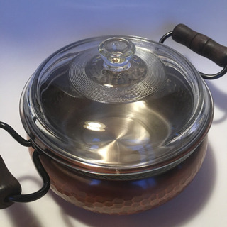 【ネット決済】銅鍋 新品 19cm 両手鍋