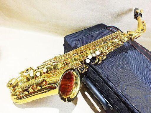 【苫小牧バナナ】YAMAHA/ヤマハ アルトサックス ゴールドラッカーモデル YAS-380 中古 音出しOK セミハードケース付き♪