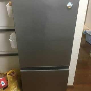 中古冷蔵庫 AQUA AQR-13G シルバー　美品