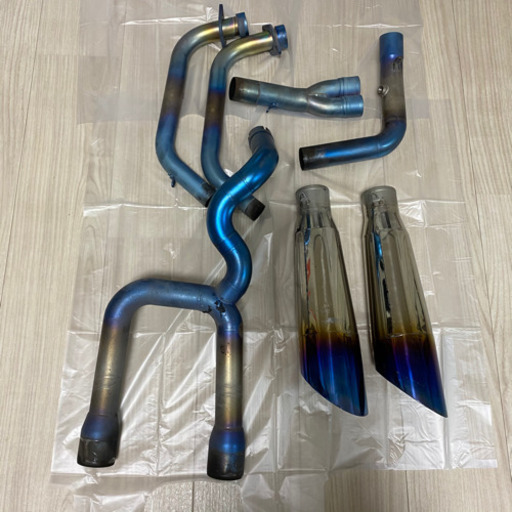 YZF-R25 R3/MT-25 03用フルエキ２本出しセンターアップマフラー