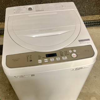 2019年製SHARP全自動洗濯機・ES-GE5D-W 美品 | moneyhouse.co.il