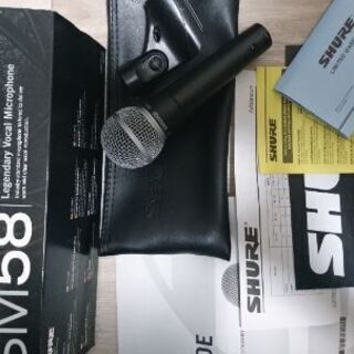 SHURE SM58 マイク 動作確認のみほぼ新品