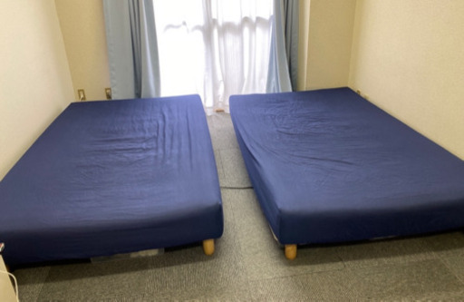 セミダブルベッド 2台 - ベッド