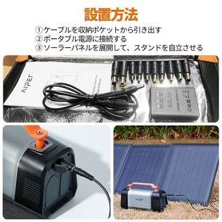 ソーラーチャージャー 60W ソーラーパネル【DC.USB出力/折り畳み】