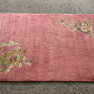 定価45万円　中国段通　チベット絨毯　手織絨毯