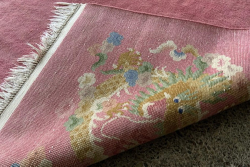定価45万円　中国段通　チベット絨毯　手織絨毯