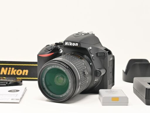 ニコン Nikon D5600 18-55 VR レンズキット 【フィルター・フードつき】