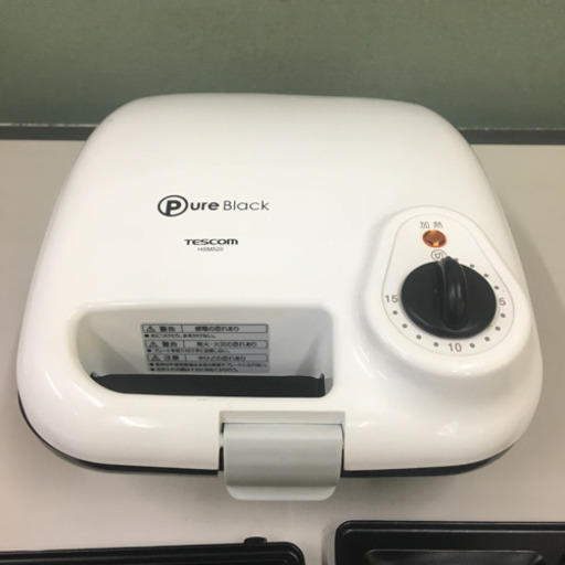 マルチホットサンドメーカー テスコム Tescom Hsm5 ｗ 新生活 ココア 梅の辻の家電の中古あげます 譲ります ジモティーで不用品の処分