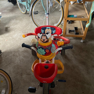【ネット決済】子供用　三輪車　ディズニー　ミッキーマウス