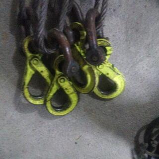 4点吊りワイヤー4分3メートル玉掛用