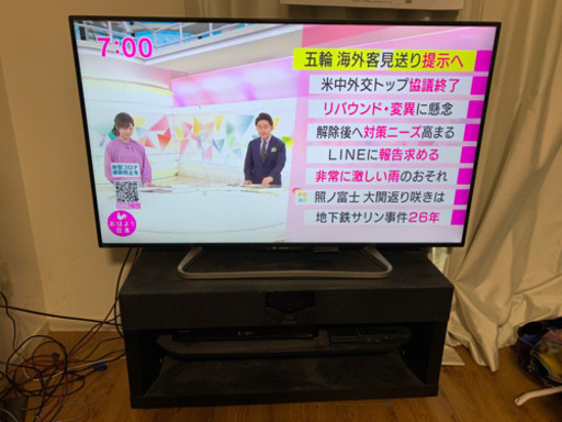 50インチ シャープ液晶テレビ＋テレビ台