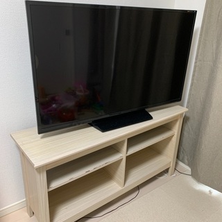 【ネット決済】48型液晶テレビORION・IKEAのテレビ台セット
