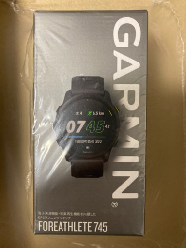 未開封品 GARMIN ガーミン ForeAthlete 745 黒 | centrosanroque.com
