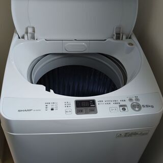 【ネット決済】SHARP製5kg 洗濯機 ES-GE55N【20...