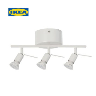 【お譲り先決定済】　【IKEA】シーリングトラック スポットライト3灯