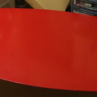 ローテーブル　赤　900×600×345