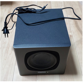 スピーカー＆ウーハーセット（①FOSTEX パーソナル・アクティブスピーカー・システム PM0.3(B)、②FOSTEX アクティブ・サブウーハー PM-SUBmini2）