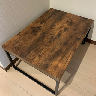 【ネット決済】【譲先決定】ニトリ 木目調テーブル