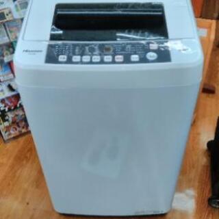 【ジモティー割引】2019年製全自動洗濯機/ハイセンス/HW-T55C