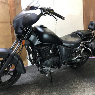 ハーレースタイル　GZ125HS　マットブラック　バッテリー新品