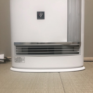 【美品】SHARP 加湿セラミックファンヒーター HX-J120-W