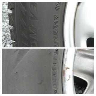 225 65 17　7J ブリヂストン　スタッドレス　dm-v3 ホイール　セット　4本　cx-5 RAV4 ヴァンガード　エクストレイル