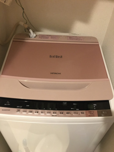 2016年に購入した洗濯機です　7kgタイプ