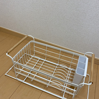 【ネット決済】食器水切りカゴ♡使用期間1ヶ月半♡美品♡