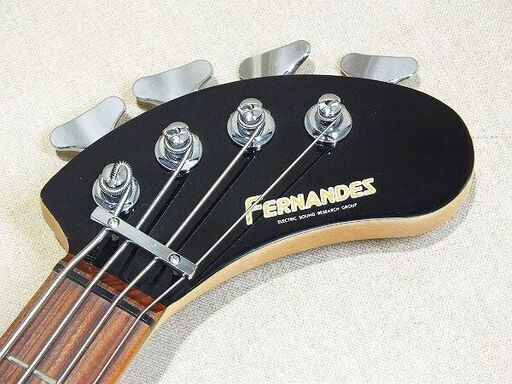 【苫小牧バナナ】FERNANDES/フェルナンデス アンプ内蔵 エレキベース ぞうさん ZO-3 BASS 中古 音出しOK ソフトケース付き♪