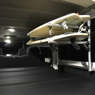 NV350 E26 DX アルミ製ボードキャリア ボードラック 片側2段