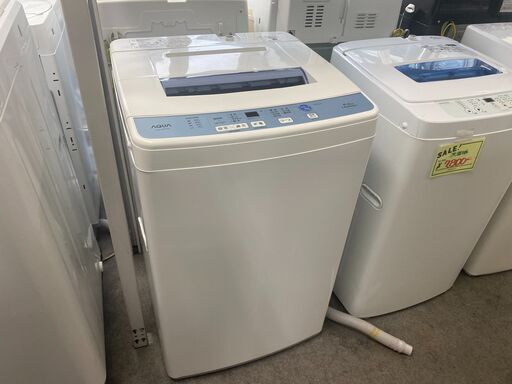 保証付き アクア 洗濯機 AQW-S60F リサイクルショップウルカウ 高津 