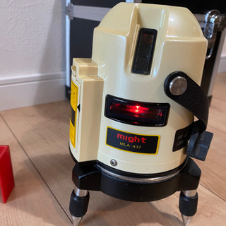 ○マイト工業 レーザー墨出器 MLA-437 受光機付き○