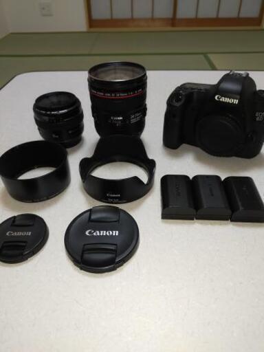 中古【おまけ付き】Canon キャノン デジタル一眼レフカメラ EOS 6D レンズキット EF24-70mm F4L IS USM