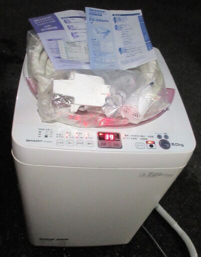 ☆シャープ SHARP ES-GE60N 6.0kg 風乾燥機能搭載全自動洗濯機◆節水業界最高水準のスタンダードモデル4,991円