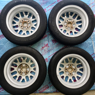 ダイハツ純正 13×4.5J ＋45 155/65R13 73s 2016年製 TOYO夏タイヤ付き4本 アルミホイール