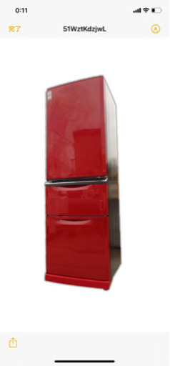 【決定済み】冷蔵庫　2012年製　赤色