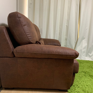 関家具　レザーテックス　ソファー