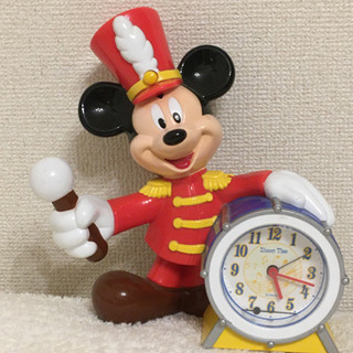 【ネット決済】ミッキーマウス 目覚まし時計 レア品 おしゃべり①