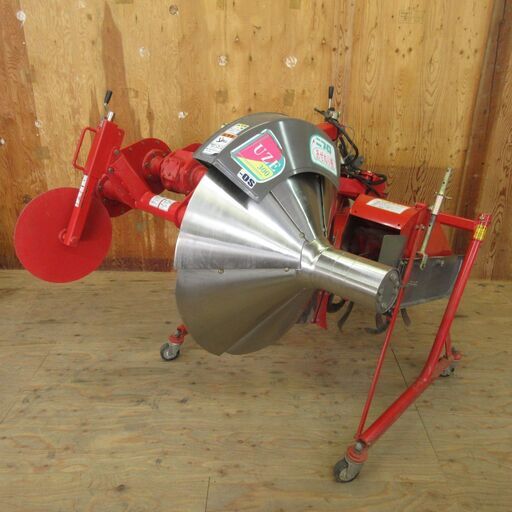 ニプロ あぜぬり機 UZE300 リモコン 農機具 トラクター 畦塗 中古