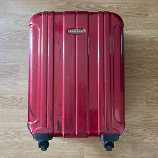 プロテカ　スーツケース　赤
