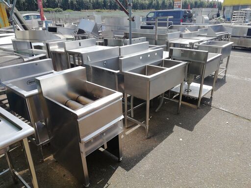 シンク 2槽 コンパクト 人気商品 GN6 - キッチンツール 