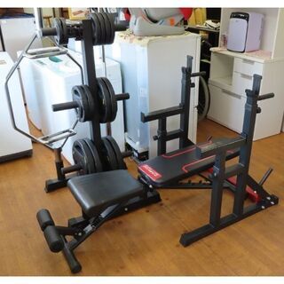 ♪FitElite バーベルセット ベンチプレス オリンピックバ...