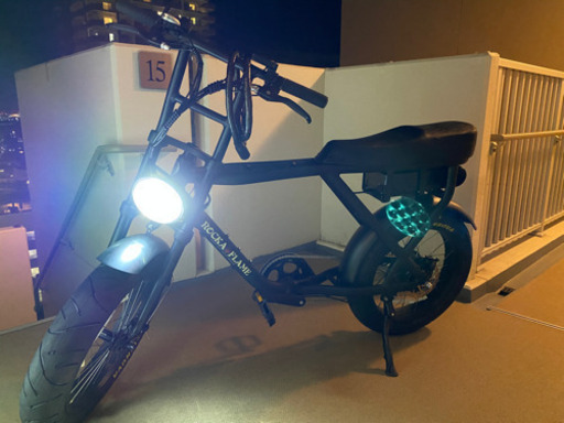 電動アシスト付き自転車 ロカフレーム マカミ マットブラック ROCKA FLAME MAKAMI e-Bike