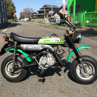 小さなダイナマイト　KV75　２スト　実働車　サイドケース付き